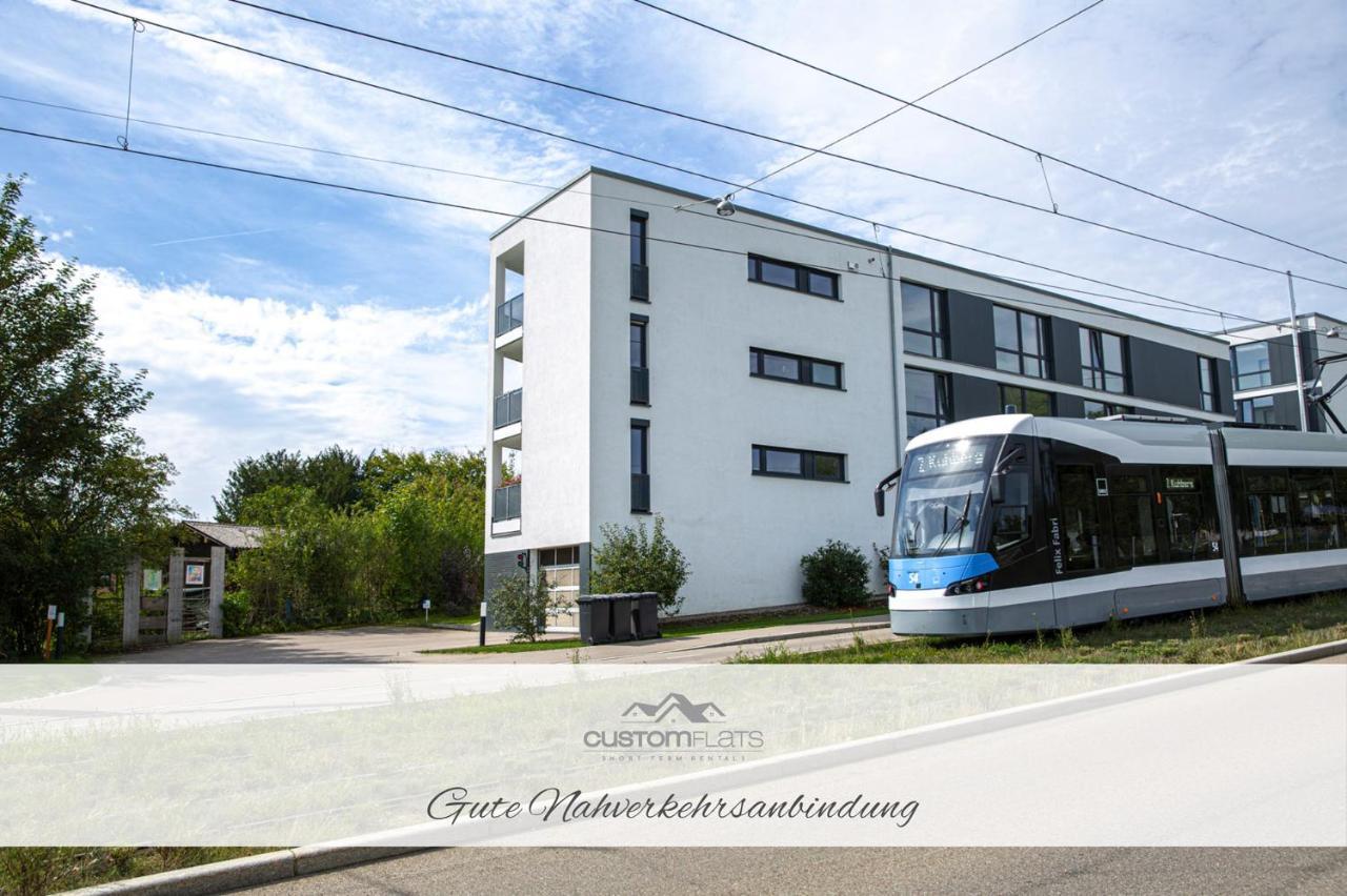 Customflats - Tiefgarage - Terrasse - Uninaehe Apartment Ulm Luaran gambar