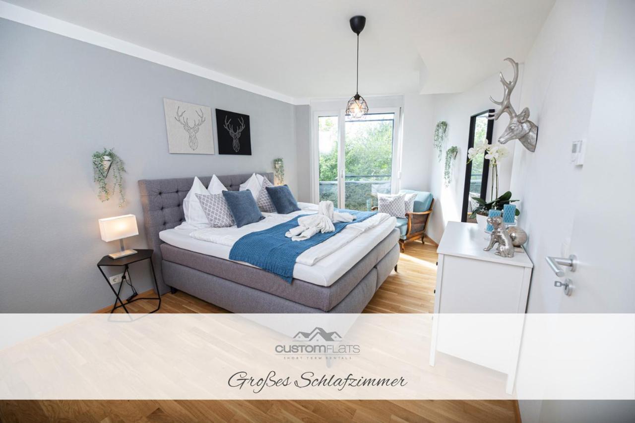 Customflats - Tiefgarage - Terrasse - Uninaehe Apartment Ulm Luaran gambar