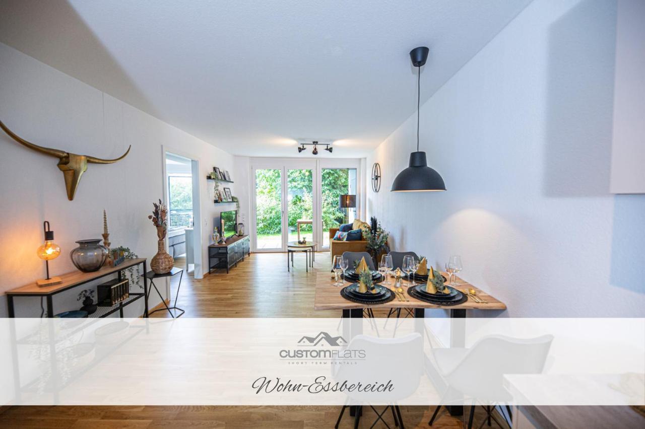 Customflats - Tiefgarage - Terrasse - Uninaehe Apartment Ulm Luaran gambar