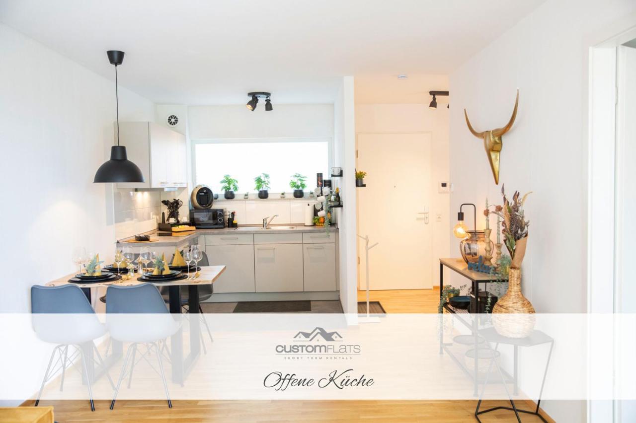 Customflats - Tiefgarage - Terrasse - Uninaehe Apartment Ulm Luaran gambar